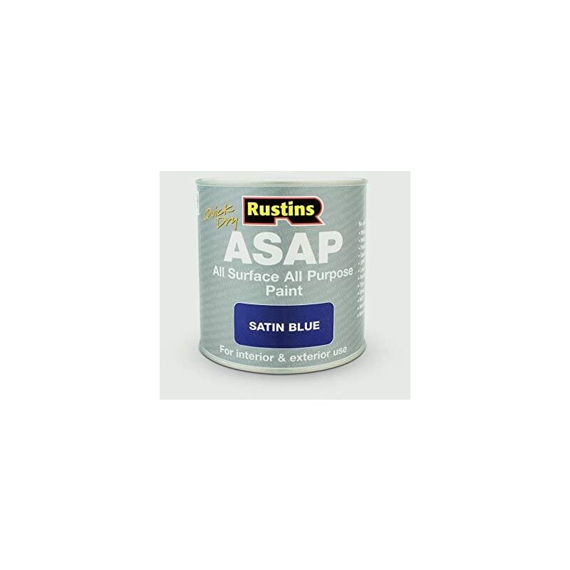 Rustins - ASAP All Purpose All Surface Satin Paint Blue 1L