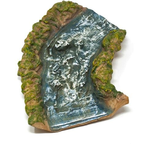Ruscello Curva Destra Fiume Componibile Presepe con Acqua 86658