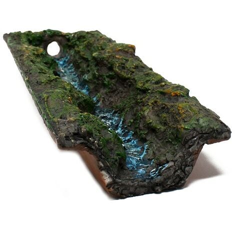 ROSSI ROSA RUSCELLO IN RESINA 23X5X4 SENZA POMPA PER PRESEPE PRESEPISTICA