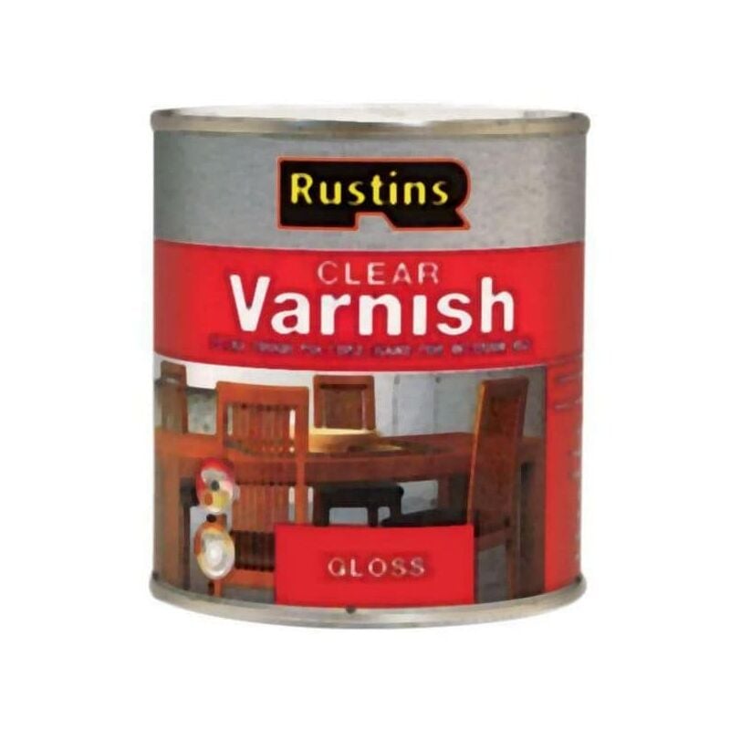 Rustins - Polyurethane Varnish Gloss Clear 250ml RUSPVGCL250 - Transparent