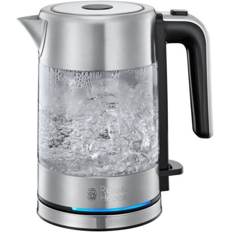 RUSSEL HOBBS 24191-70 - Bouilloire en verre Compact Home 0,8L - 2200 W