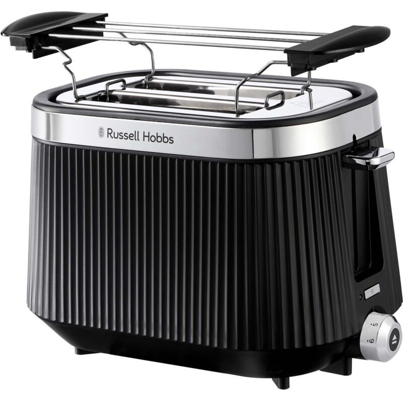 Russell Hobbs 26760-56 Bronte Toaster (Schwarz, 980 Watt, Schlitze: 2)