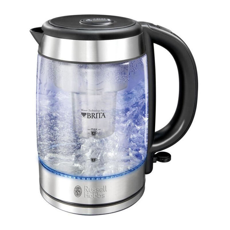 Russell Hobbs - 20760-57 - Bouilloire Clarity en verre avec filtration brita - 1 l - 2200 w