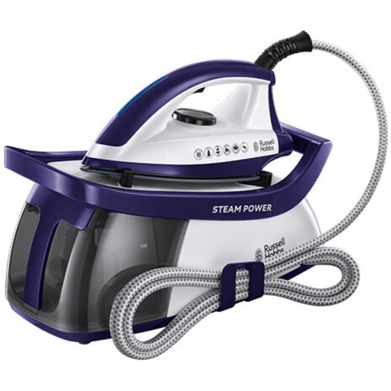24440-56 Ferro da Stiro 2600W Piastra Ceramica 1.3L Viola e Bianco - Russell Hobbs
