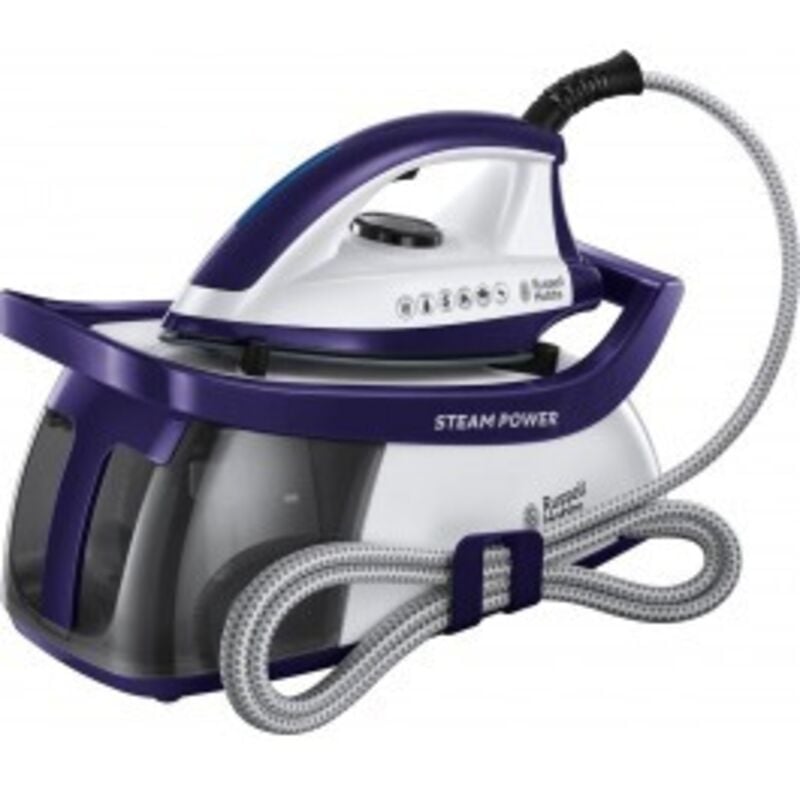 24440-56 Ferro da Stiro 2600W Piastra Ceramica 1.3L Viola e Bianco - Russell Hobbs