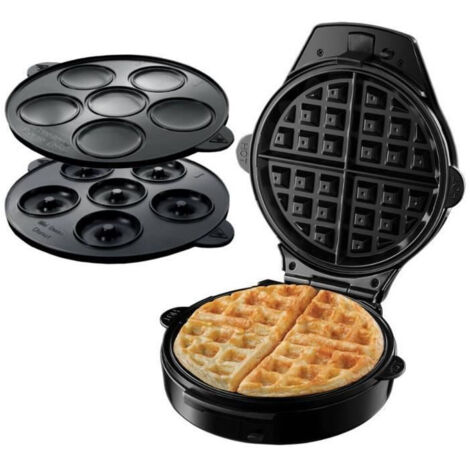 RUSSELL HOBBS 24620-56 - Gofrera Fiesta 3 in 1 : waffle - cupcake - donut - 900 W
