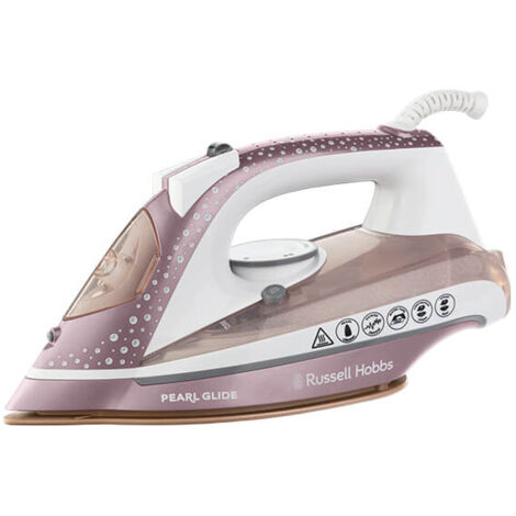 Russell Hobbs Linencare Pearl Glide Iron Rose Gold
