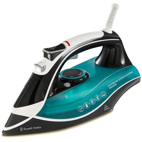 Russell Hobbs Linencare Supreme Steam Ultra Steam Iron Teal And Black