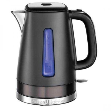Russell Hobbs Matte Black Bouilloire électrique 1.7L