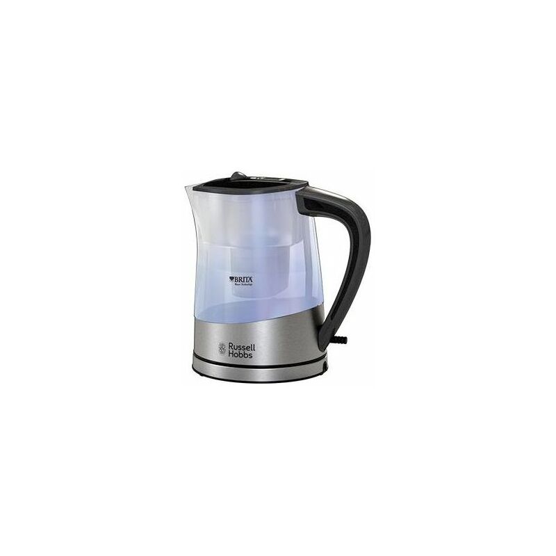 Image of Russell Hobbs Purity Bollitore Elettrico 1Lt 2200W Nero-Argento-Trasparente