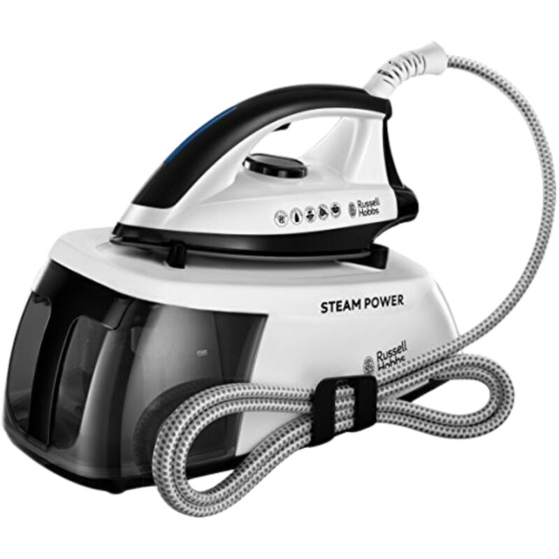 Image of Russell Hobbs - Sconosciuta 24420-56 Steam Power Ferro da Stiro con Caldaia Continua Potenza 2400 Watt Colore Bianco / Nero