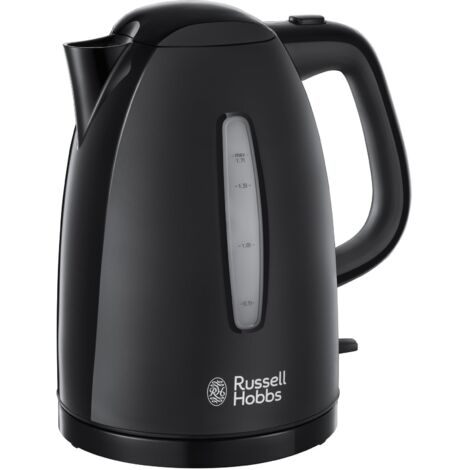 Russell Hobbs Textures 1.7L Black Kettle