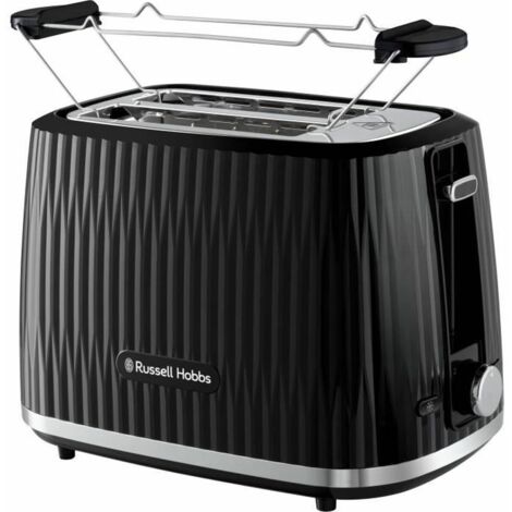 Russell Hobbs Tostapane 27371-56 Nero 2 Fette 800W 6 Livelli Doratura Scongelamento