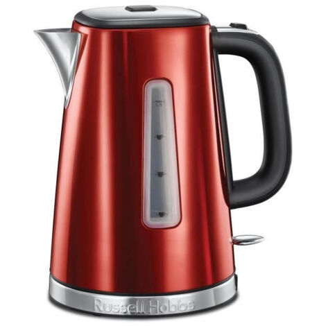 Russell Luna bouilloire électrique rouge solaire 1,7L