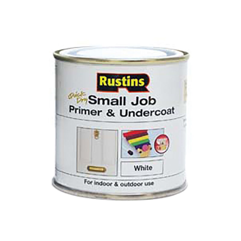 Rustins - SWPU250 Small Job Primer & Undercoat White 250ml RUSSJPUWH250