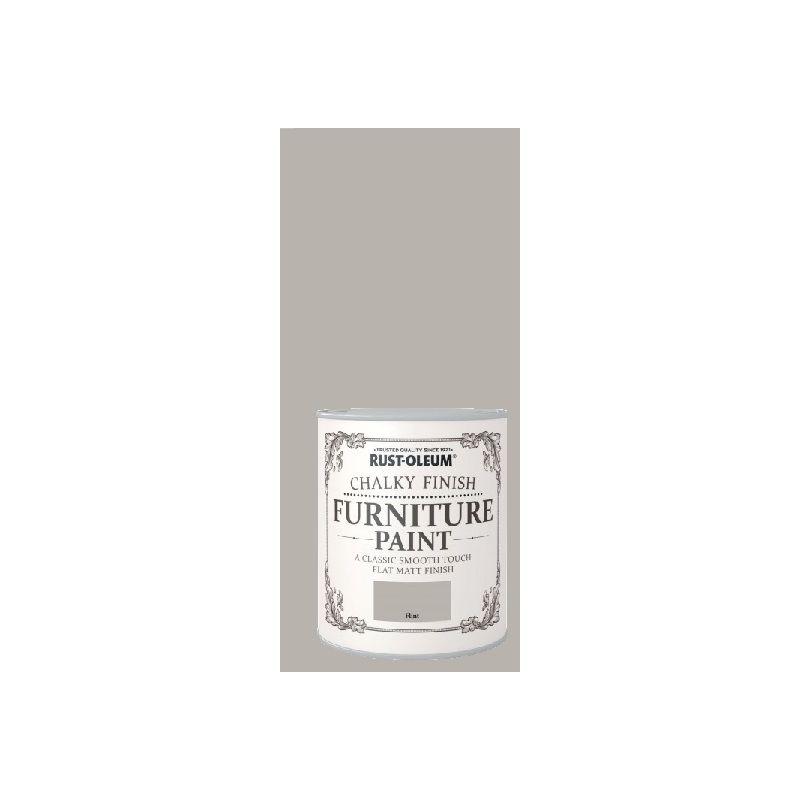 Rust-oleum - Chalk Chalky Furniture Paint Flint 125ML - Flint