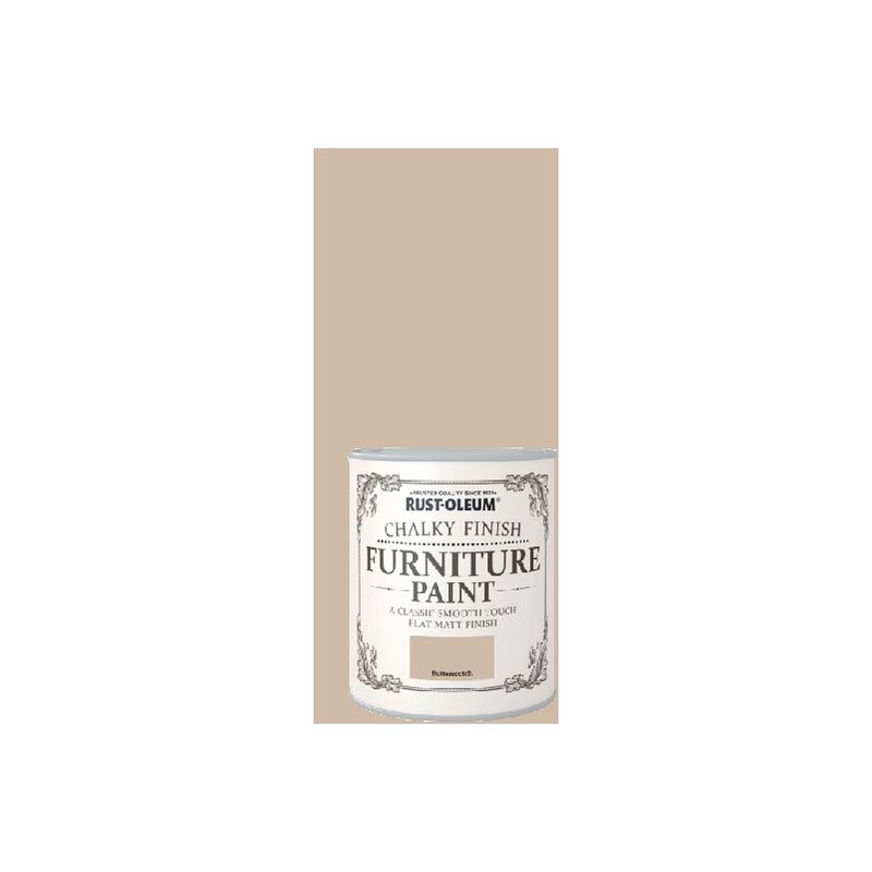 Rust-Oleum - Chalk Chalky Furniture Paint Butterscotch 750Ml - Butterscotch