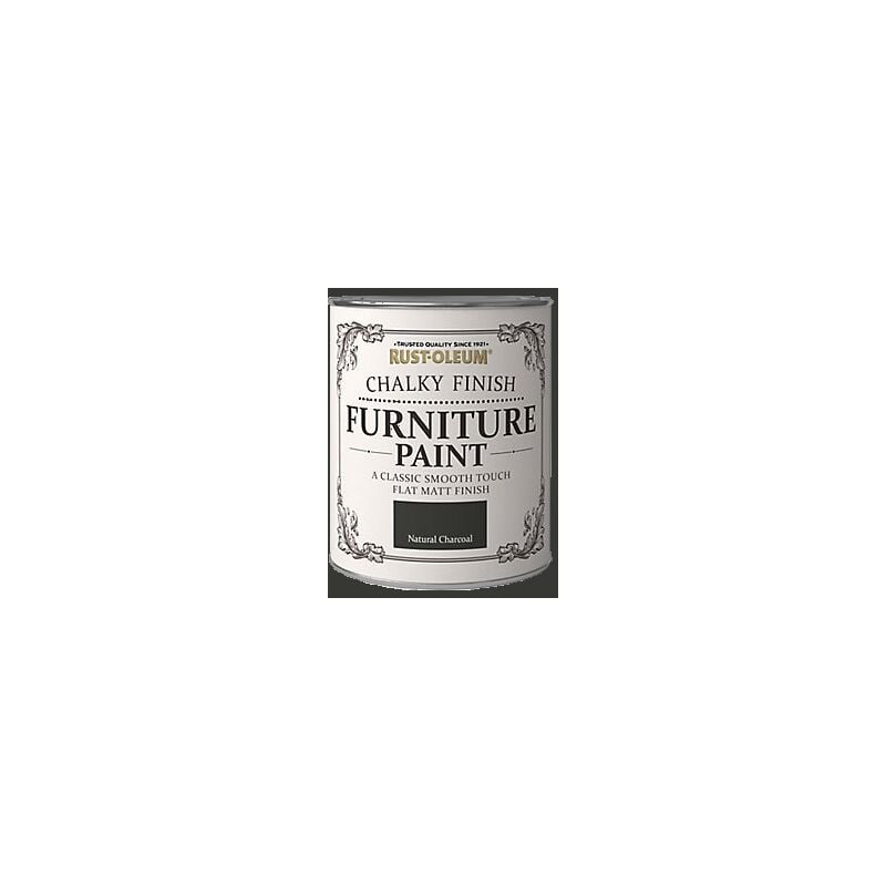 Rust-oleum - Chalk Chalky Furniture Paint Natural Charcoal 750ML - Natural Charcoal