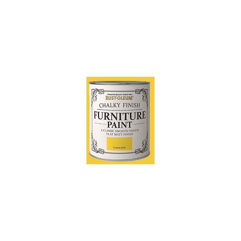 Rust-oleum - Chalk Chalky Furniture Paint Lemon Jelly 750ml - Lemon Jelly