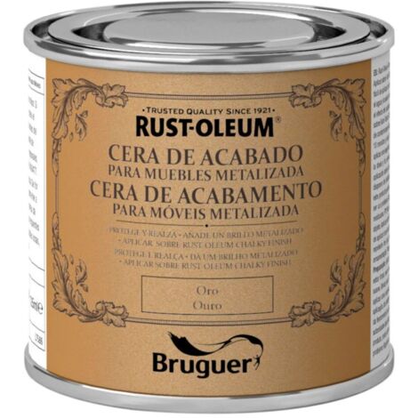 Rust-Oleum Chalky Finish Möbelwachs Gold 0,125 l BRUGUER