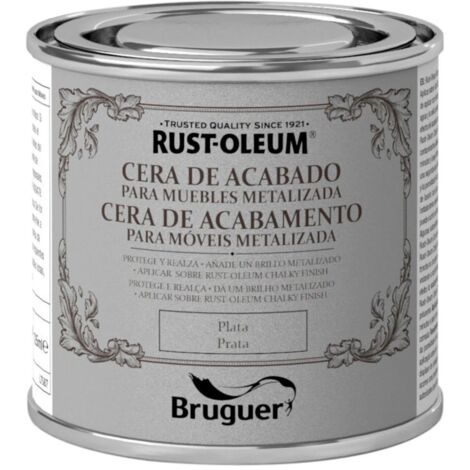 Rust-Oleum Chalky Finish Möbelwachs Silber 0,125 l BRUGUER