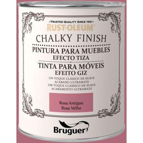 Rust-oleum chalky finish muebles rosa antiguo 0,750l 5397541 bruguer