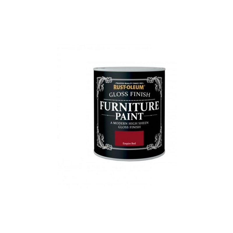 Rust-oleum - Gloss Furniture Paint - Empire Red - 750ML