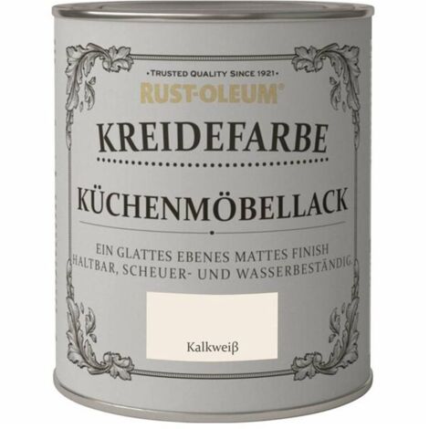 Rust-Oleum Kreidefarbe Küchenmöbellack 750 ml kalkweiss