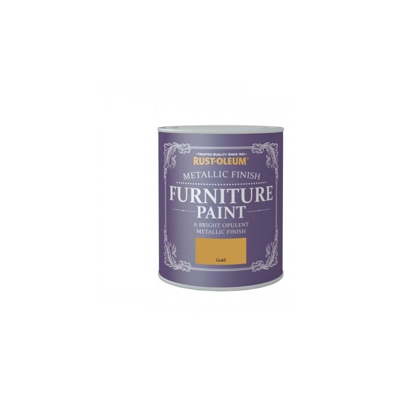 Rust-oleum - Metallic Furniture Paint Gold 125ML - Gold