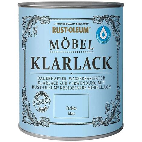 Rust-Oleum Möbel Klarlack wasserbasiert 750 ml farblos
