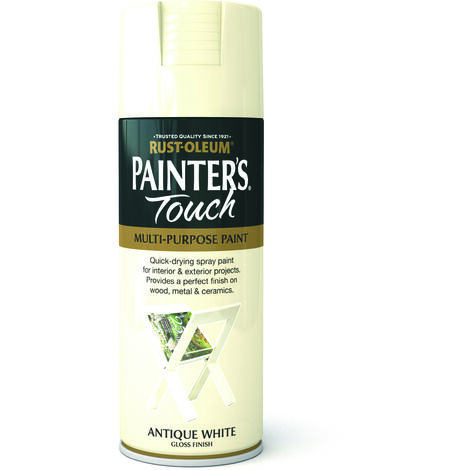 Rust-Oleum Painter’s Touch Spray Paint 400ml Gloss - Antique White