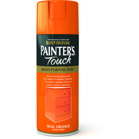 Rust-Oleum Painter’s Touch Spray Paint 400ml Gloss - Real Orange