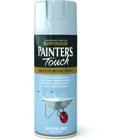 Rust-Oleum Painter’s Touch Spray Paint 400ml Gloss - Winter Grey
