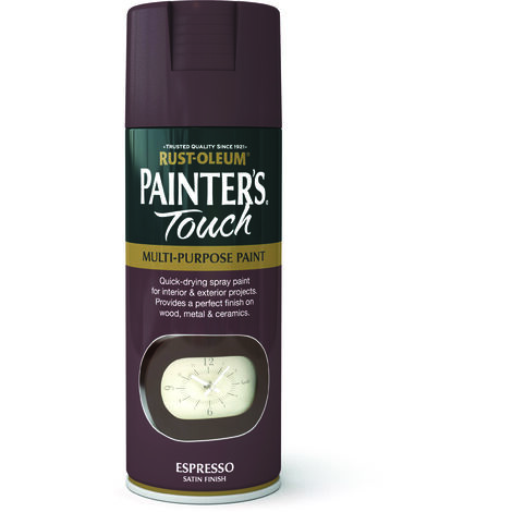 Rust-Oleum Painter’s Touch Spray Paint 400ml Satin - Espresso