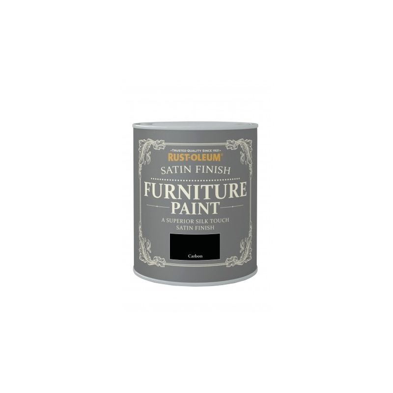 Satin Furniture Paint - Carbon - 750Ml - Carbon - Rust-Oleum | RUST ...