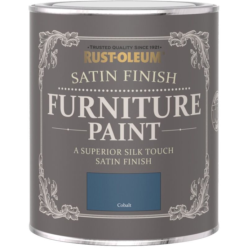 Rust-oleum - Satin Furniture Paint - Cobalt - 125ML - Cobalt