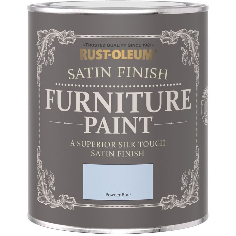 Rust-oleum - Satin Furniture Paint - Powder Blue - 750ML - Powder Blue