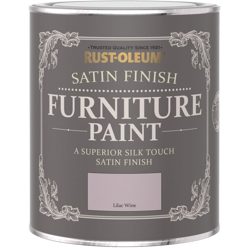 Rust-oleum - Satin Furniture Paint - Lilac Wine - 750ML - Lilac Wine