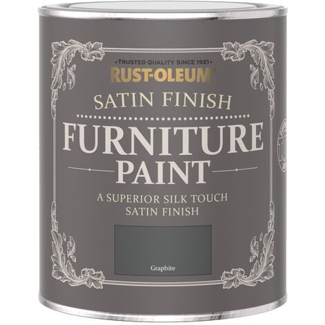 Rust-Oleum Satin Furniture Paint - Graphite - 125ML