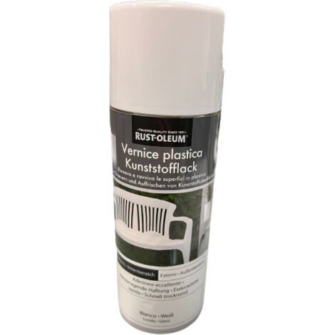 RUST-OLEUM - SPRAY DIRETTO PLASTICA BIANCA 400ML