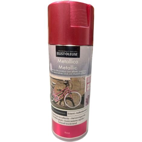 RUST-OLEUM - SPRAY EFFETTO METALLICO ROSA 400 ML