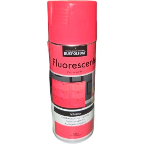 RUST-OLEUM - SPRAY ROSA FLUORESCENTE FINITURA OPACA 400 ML