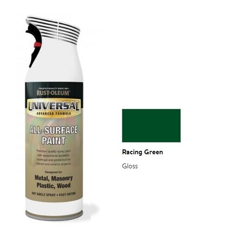 Rust-Oleum Universal All Surface Spray Paint - Gloss - Racing Green - 400ml