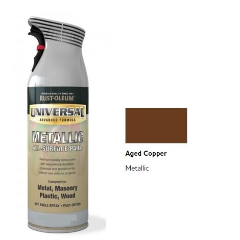 Rust-Oleum Universal All Surface Spray Paint - Metallic - Aged Copper - 400ml