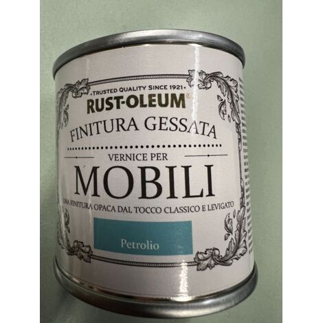 RUST-OLEUM - VERNICE LEGNO CHALKY CHALKYPETROLIO 0,125L