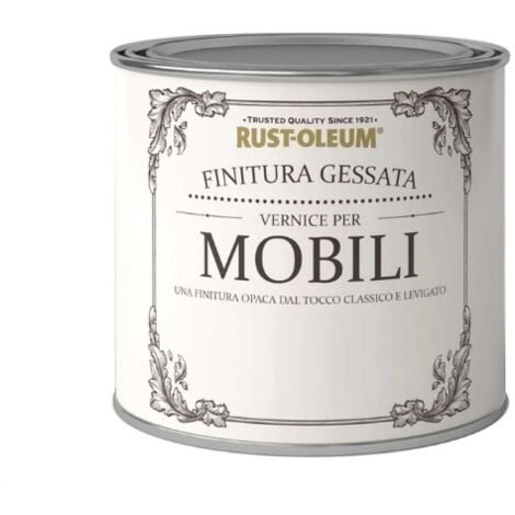 RUST-OLEUM - VERNICE LEGNO CHALKY EFFETTO GESSATO COLORE ROSA CINA 0,5L