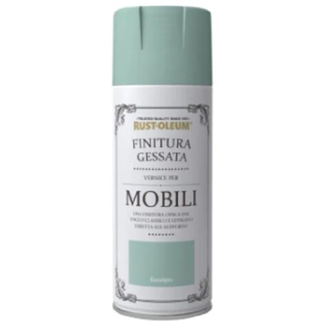 RUST-OLEUM -VERNICE SPRAY EFFETTO GESSATO CHALKY COLORE EUCALIPTO DA 400ML