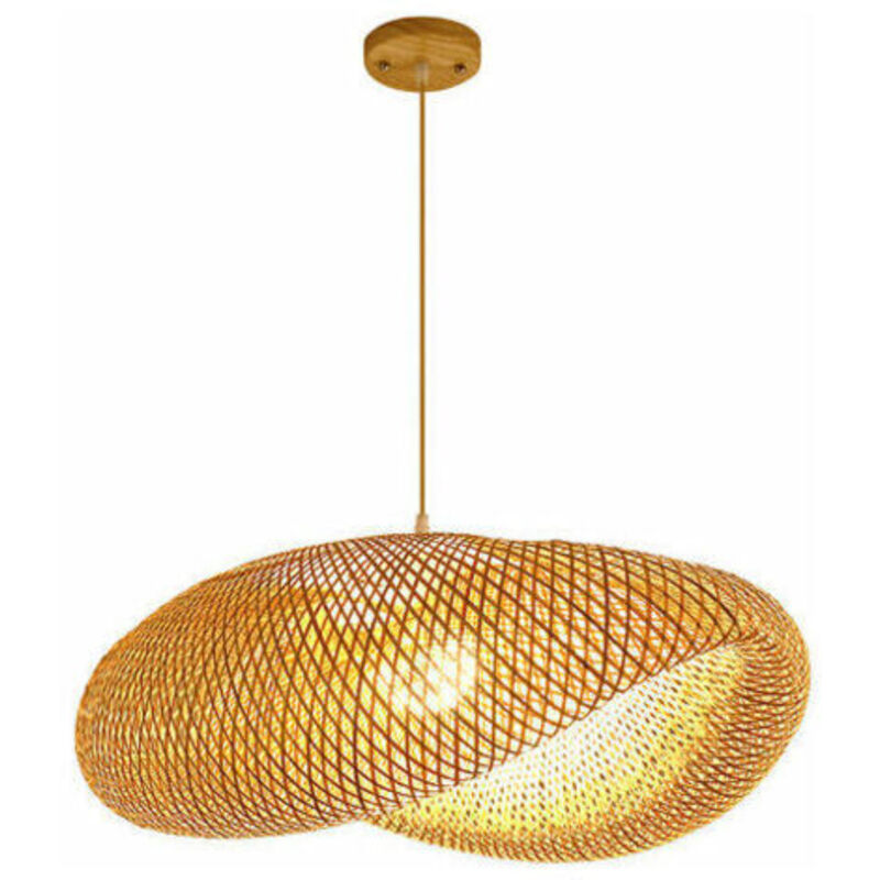 Image of Rustic Bamboo Lantern Pendant Lamp Vintage&hellip;