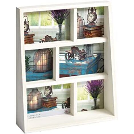Rustic Galerier., 3x10x15 und 3x10x10 cm, weiss