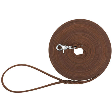 Rustic lunghina per cani 10m/8mm colore marrone scuro